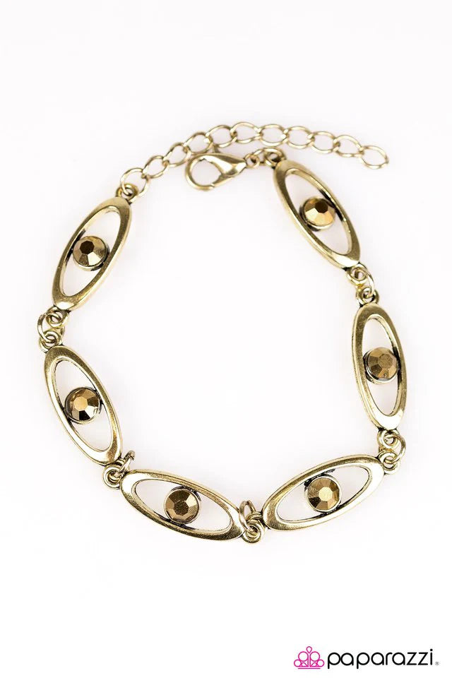 Starry Eyed -BRASS BRACELET