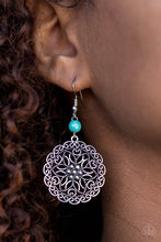 Load image into Gallery viewer, Wildflower Way-Blue earrings
