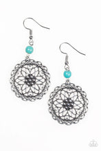 Load image into Gallery viewer, Wildflower Way-Blue earrings
