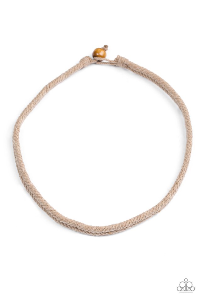 TRAVEL THERAPY -BROWN URBAN NECKLACE