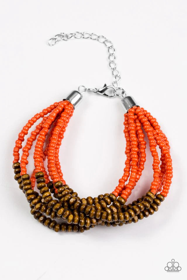 Across The Grass Land - Orange BRACELET