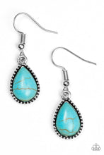 Load image into Gallery viewer, Sandstone Symphony-- BLUE Earring
