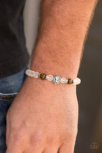 Load image into Gallery viewer, The Lion Share- Brown Stretch bracelet
