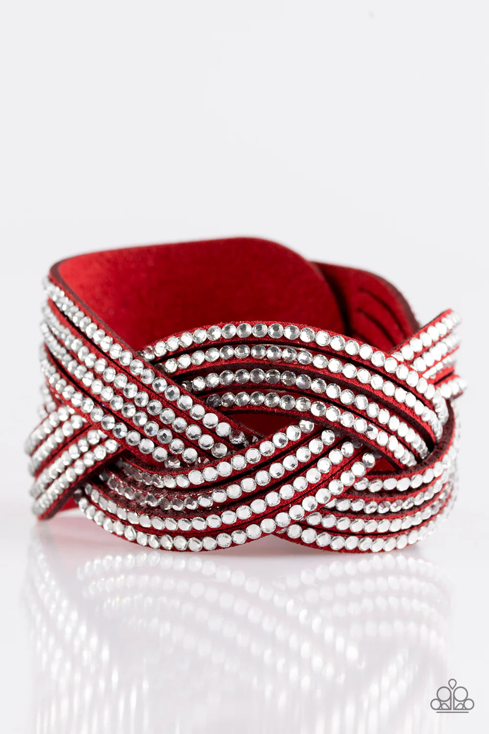 Big City Shimmer - Red Urban  Bracelet