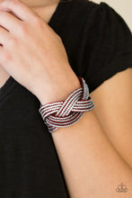 Load image into Gallery viewer, Big City Shimmer - Red Urban  Bracelet
