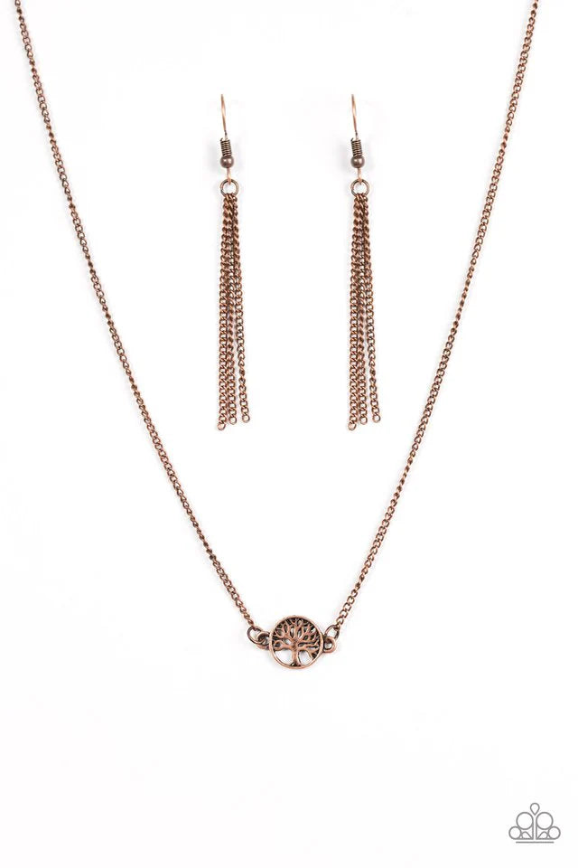 Tree Top  Trend -COPPER Necklace