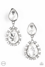 Load image into Gallery viewer, Sink Or Swim-  White  CLIP ON Earrings
