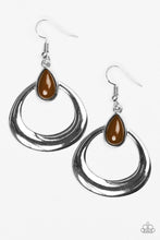 Load image into Gallery viewer, Open Lands- Brown Earrings
