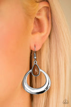 Load image into Gallery viewer, Open Lands- Brown Earrings

