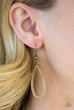 Load image into Gallery viewer, Twilight Shimmer-brass Earrings
