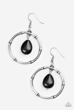 Load image into Gallery viewer, Stone Style - Black Earrings
