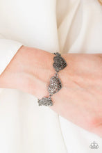 Load image into Gallery viewer, Easy to Adore &amp; Fond Of Hearts - BLACK Necklace/- Bracelet SET
