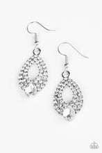 Load image into Gallery viewer, Glam Crush  - WHITE Earrings
