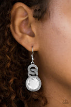 Load image into Gallery viewer, Be Glam Enough - White  Earrings

