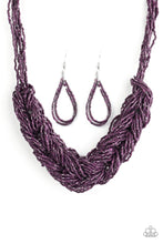 Load image into Gallery viewer, Wrap battle - Purple Necklace
