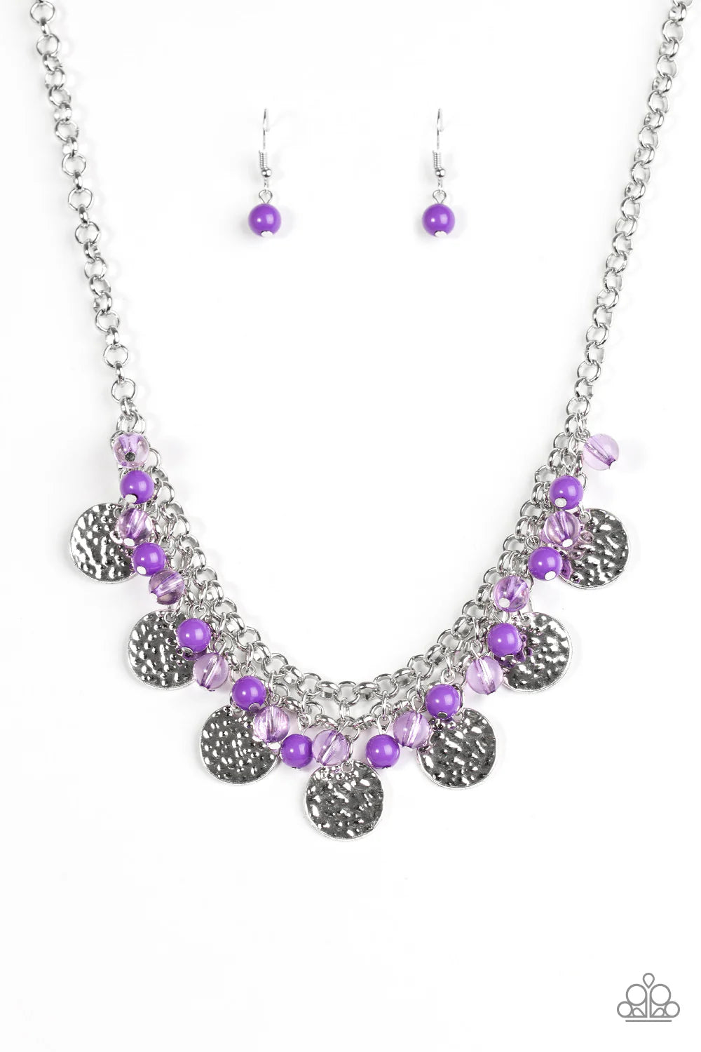 Beachfront Babe - Purple Necklace