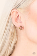 Load image into Gallery viewer, Richly Resplendent- Brass Earrings
