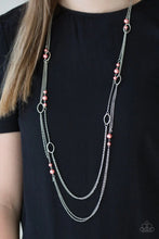 Load image into Gallery viewer, The New Girl In Town - Orange  Necklace
