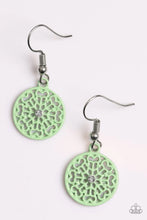 Load image into Gallery viewer, Colorful Capricious -Green Earrings
