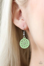 Load image into Gallery viewer, Colorful Capricious -Green Earrings
