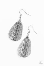 Load image into Gallery viewer, Double The Texture -- SILVER Earring
