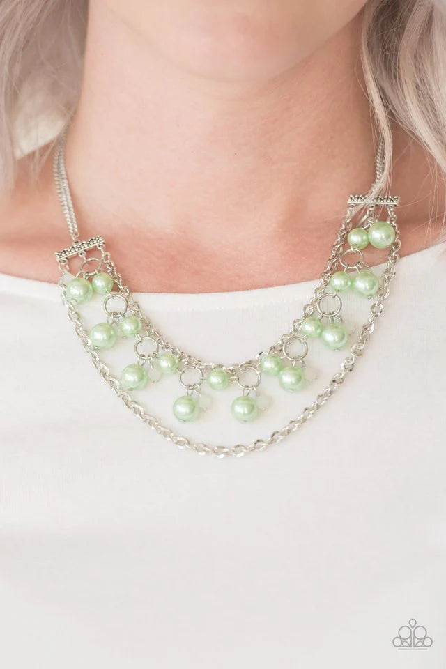 Rockerfeller Romance - green  Necklace