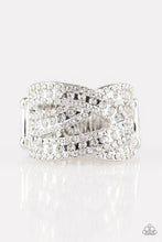 Load image into Gallery viewer, Back On The Glitter Track -White Ring
