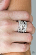Load image into Gallery viewer, Back On The Glitter Track -White Ring
