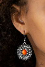 Load image into Gallery viewer, Summer Blooms - Orange  Earrings
