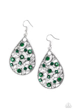 Load image into Gallery viewer, CERTAINLY COURTIER  - GREEN Earrings
