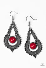 Load image into Gallery viewer, Zooming Zumba  - RED Earrings
