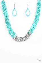 Load image into Gallery viewer, Braziallian Brilliance - Blue Necklace
