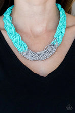 Load image into Gallery viewer, Braziallian Brilliance - Blue Necklace
