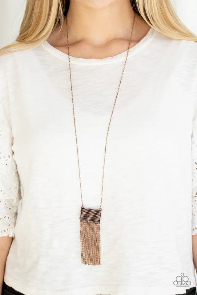 Totally Tassel - Copper necklace