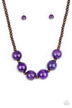 Load image into Gallery viewer, Oh My Miami - Purple Necklace
