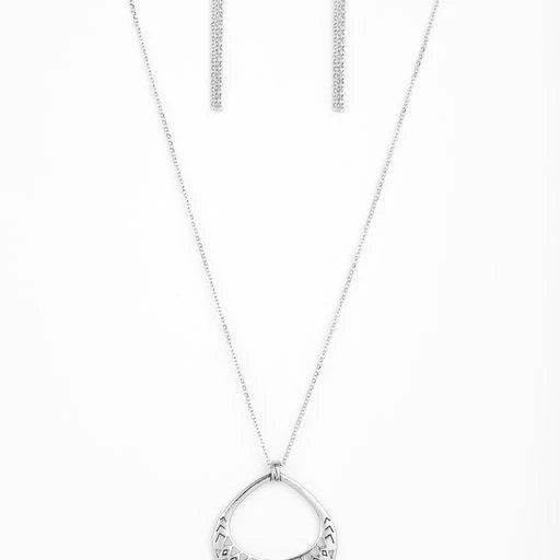 Prehistoric Drama - SILVER Necklace