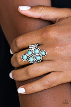 Load image into Gallery viewer, River Rock Rhythm - BLUE Ring
