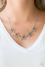 Load image into Gallery viewer, Hoppin Hibiscus  -BLUE Necklace

