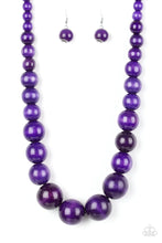 Load image into Gallery viewer, Effortlessly Everglades - Purple Necklace
