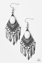 Load image into Gallery viewer, Mostly Monte Zumba - White Earrings
