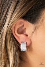 Load image into Gallery viewer, Cirque Du Couture-  Silver  CLIP ON Earrings
