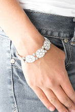 Load image into Gallery viewer, Dancing Dahlia - White  Bracelet
