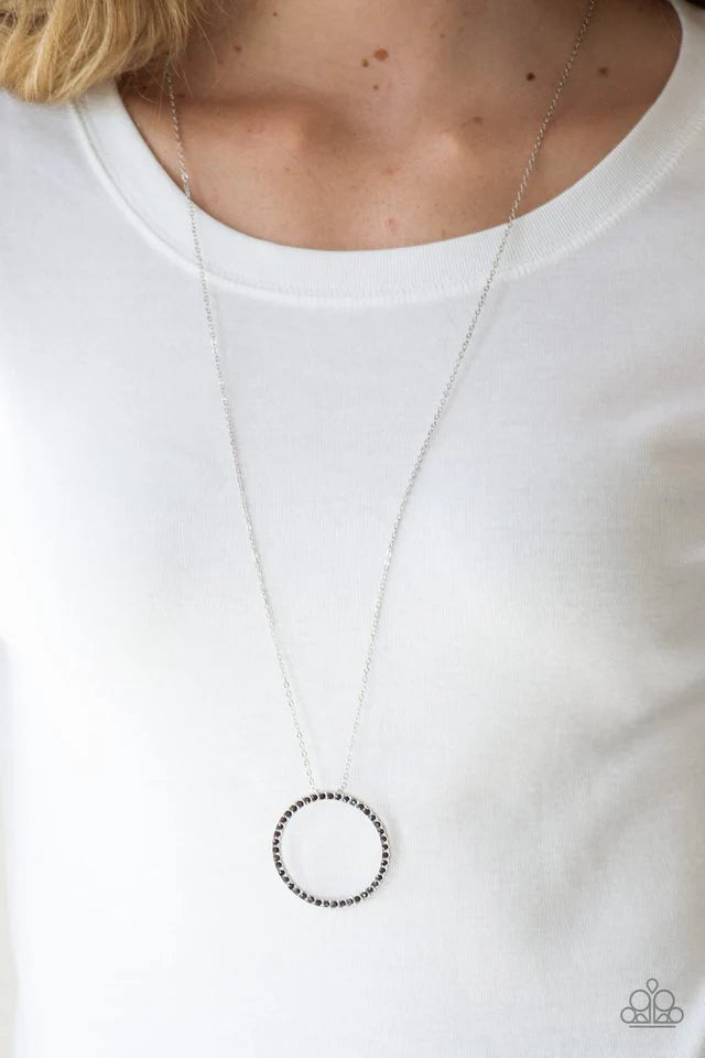 Center Of Attention - Purple necklace