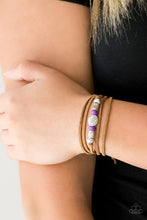 Load image into Gallery viewer, Clear A Path- Purple Bracelet
