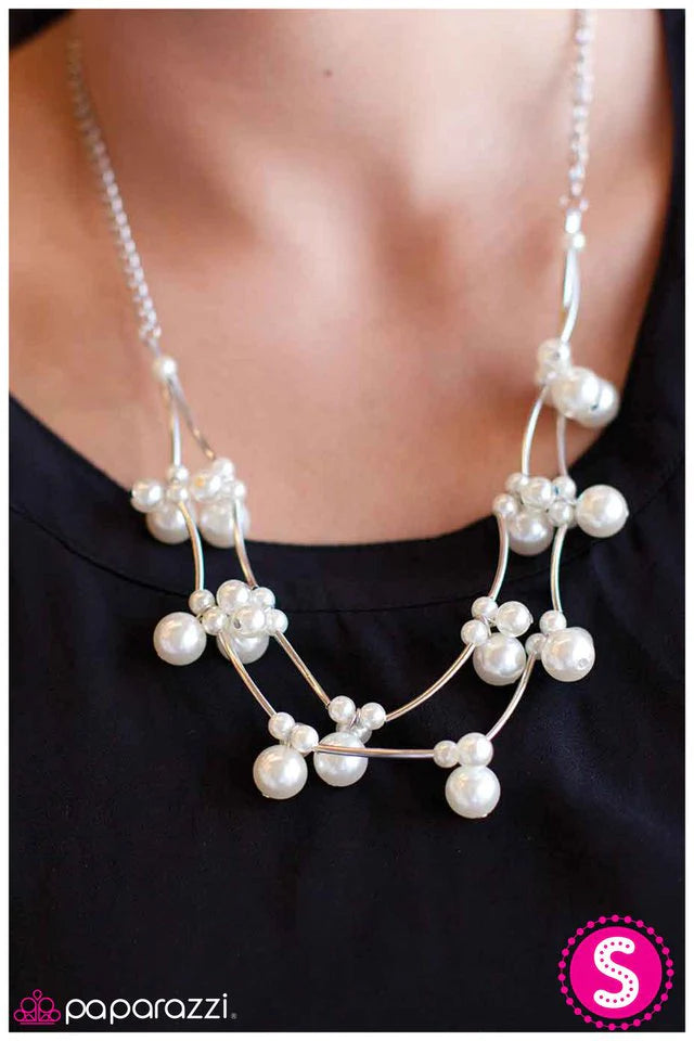 Instant Classic - White Necklace