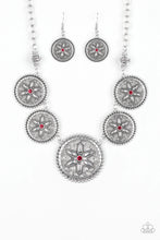 Load image into Gallery viewer, WRITTEN IN THE STAR-LILIES - RED NECKLACE
