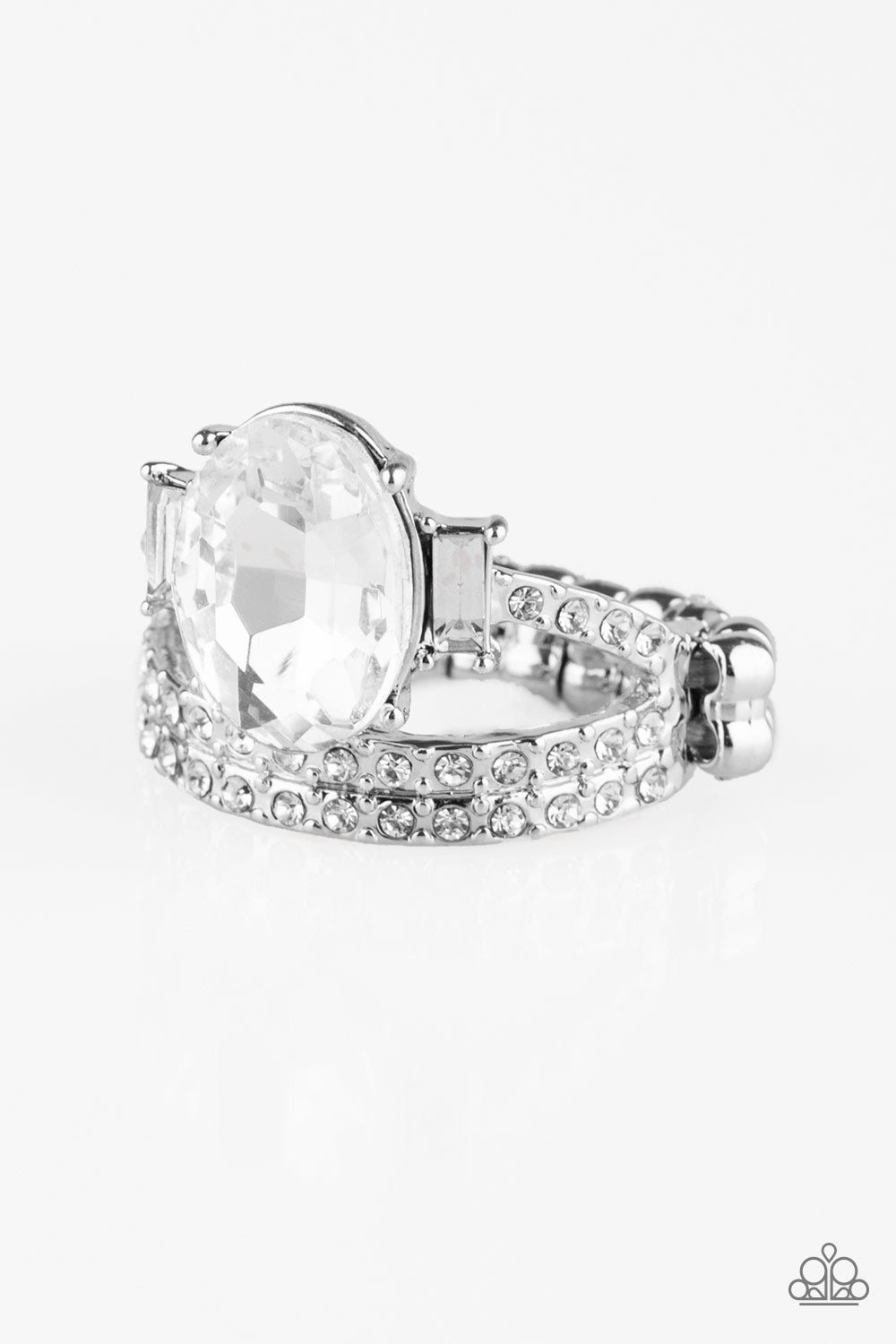 Bling Queen t   - White  Ring