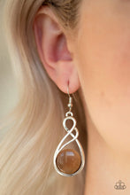 Load image into Gallery viewer, Swept Away - Brown  Earrings
