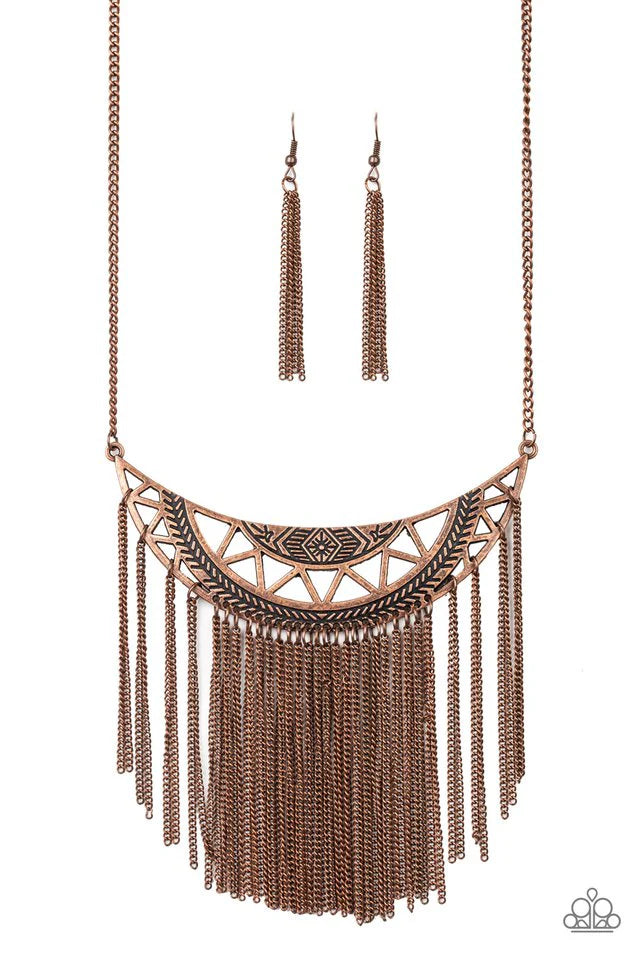 Empress  Excursion - Copper Necklace