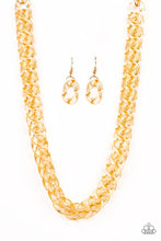 Load image into Gallery viewer, Put It On Ice - Gold Necklace - LIFE OF THE PARTY EXCLUSIVE
